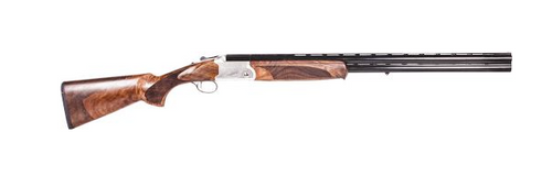 American Tactical Cavalry SVE Over/Under 12 Gauge Shotgun - Blue/Black, 28" Barrel, 2 Rounds, Wood Stock, 3" Chamber