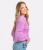 Southern Shirt Co. Cropped Feather Knit Sweater- Mulberry