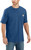 Carhartt Men's Loose Fit Heavyweight Short Sleeve Pocket T-Shirt-Lakeshore Heather