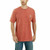 Carhartt Men's Loose Fit Heavyweight Short Sleeve Pocket T-Shirt-Cayenne Snow Heather