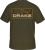 Drake Old School Bar T-Shirt - Army Green