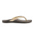 Olukai Women's Ho'opio Leather Beach Sandal- Bubbly/Dark Java