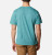 Columbia Men's Thistledown Hills Short Sleeve Shirt-Electric Turquoise, Collegiate Navy