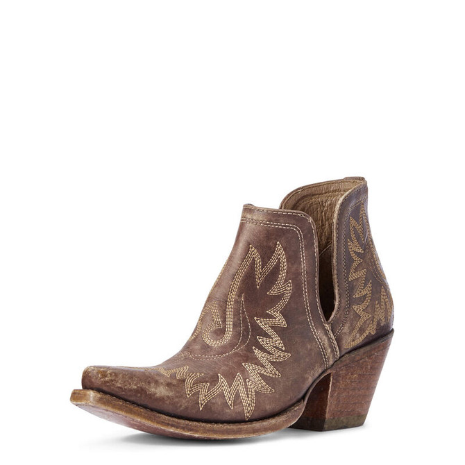 Ariat Women's Dixon Western Boot-Distressed Brown
