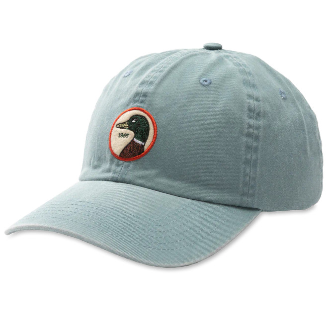 Duck Head Circle Patch Twill Hat- Washed Green