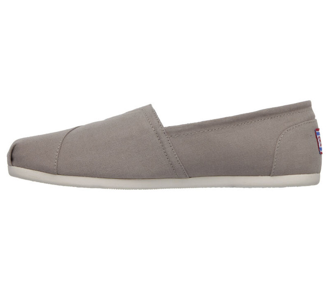 Bobs Plush Peace and Love Shoe-Taupe