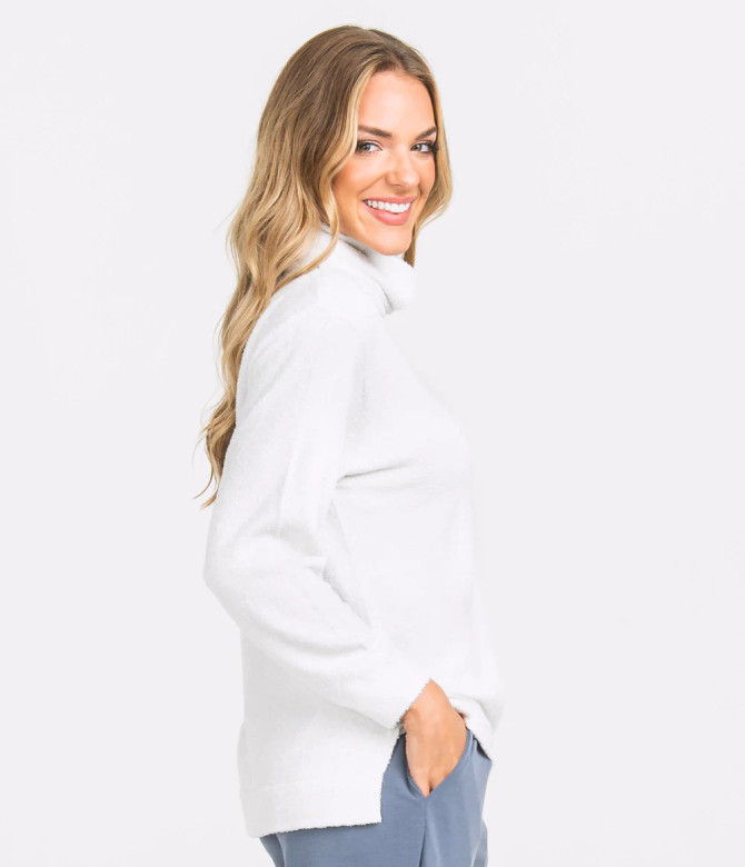 Southern Shirt Co. Dreamluxe Turtleneck Sweater-  Lightbeam