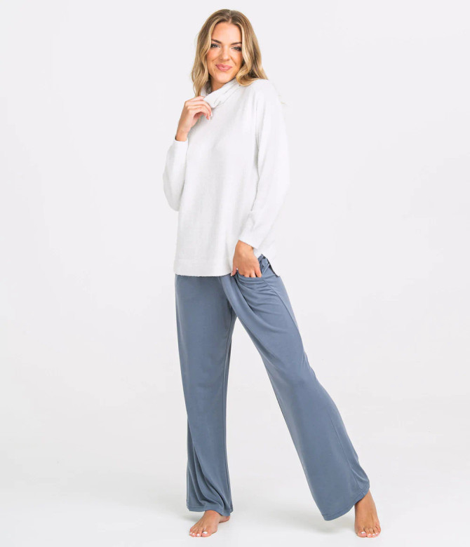 Southern Shirt Co. Dreamluxe Turtleneck Sweater-  Lightbeam