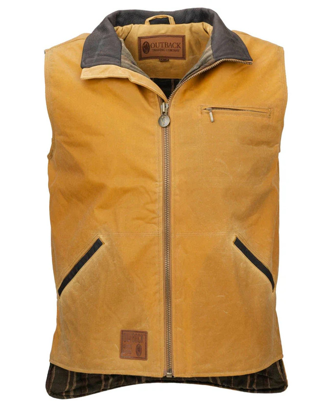 Outback Trading Co. Men's Sawbuck Vest - Field Tan