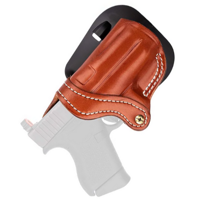 1791 Gunleather Optic Ready OWB Multi-Fit Paddle Holster Compact Classic Brown RH