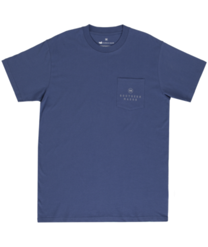 Southern Marsh Original Outline T-Shirt: Bluestone