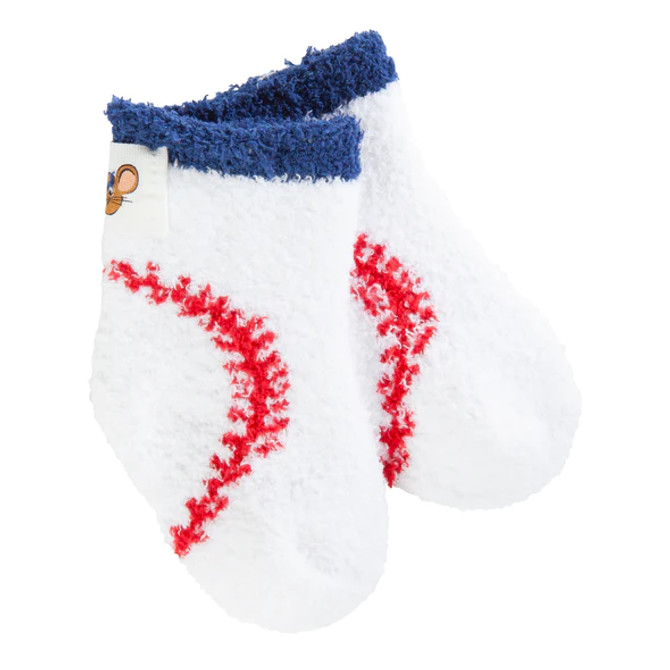 World's Softest Socks Sung Infant Cozy Crew- Baseball