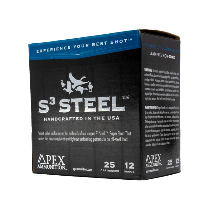 S3 Steel 20G 3" 1OZ #2 1350FPS 25RD
