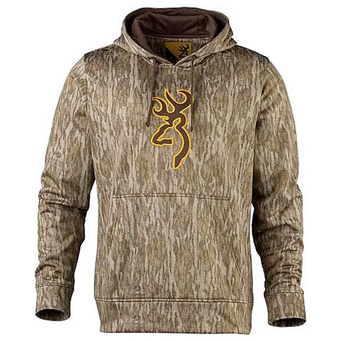 Browning Tech Hooded Sweatshirt - Bottomland