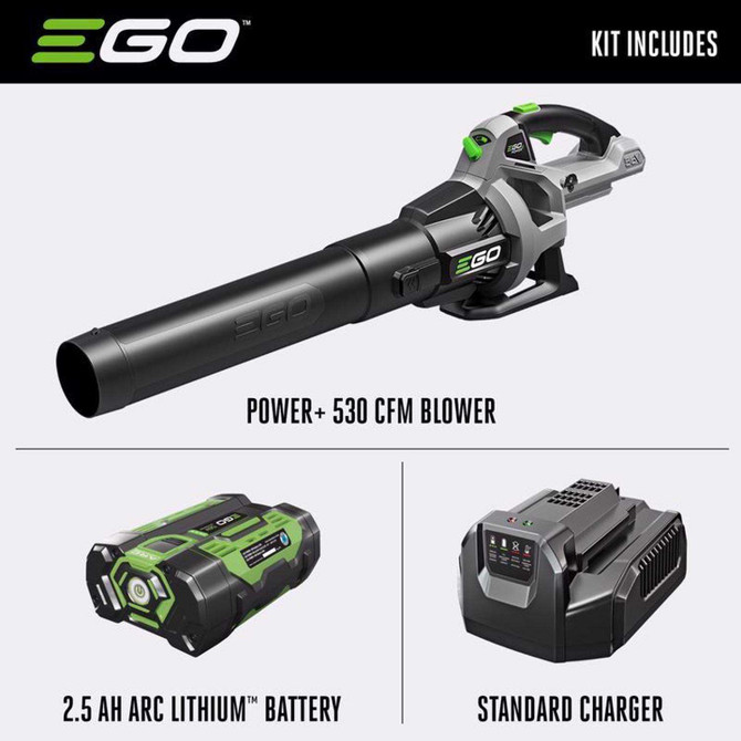 EGO Power+ LB5302 110 mph 530 CFM 56 V Battery Handheld Leaf Blower Kit