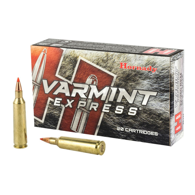 Hornady Varmint Express 22-250 Rem 55 GR V-MAX