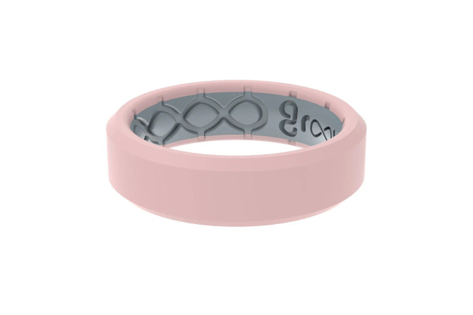 Groove Life Groove Ring Edge Rose Quartz Thin Ring