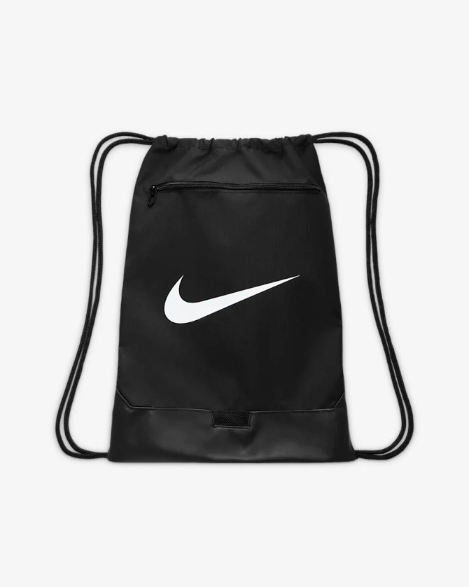 Nike Brasilia 9.5 Drawstring Bag- Black