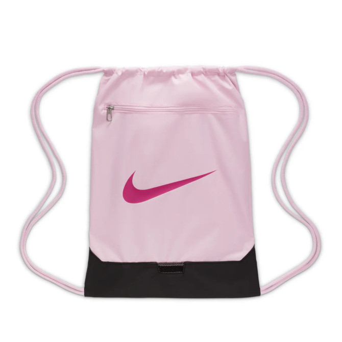 Nike Brasilia 9.5 Drawstring Bag- Pink