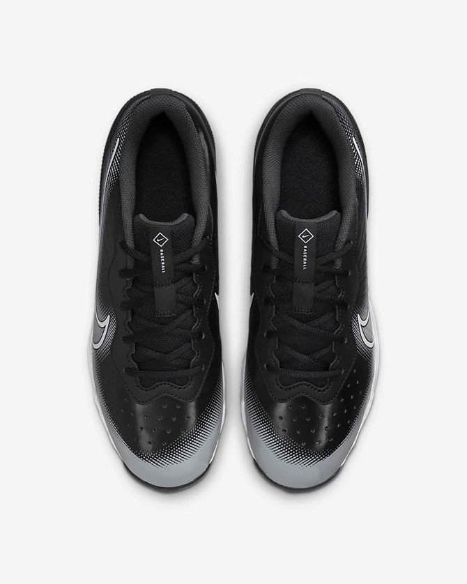 Nike Men's Alpha Huarache 4 Keystone Cleats- Black