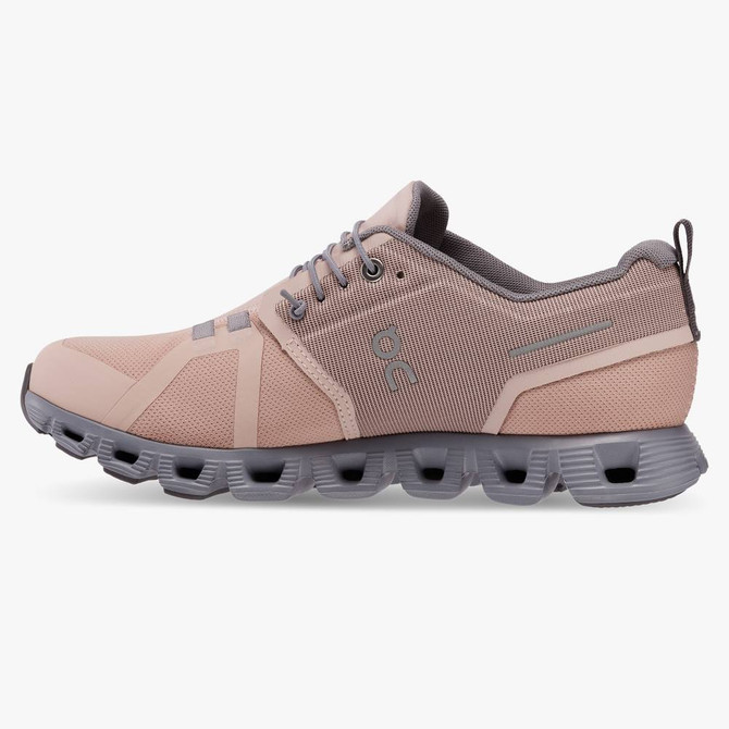 On Cloud 5 Waterproof Women's Running Shoes- Rose/Fossil