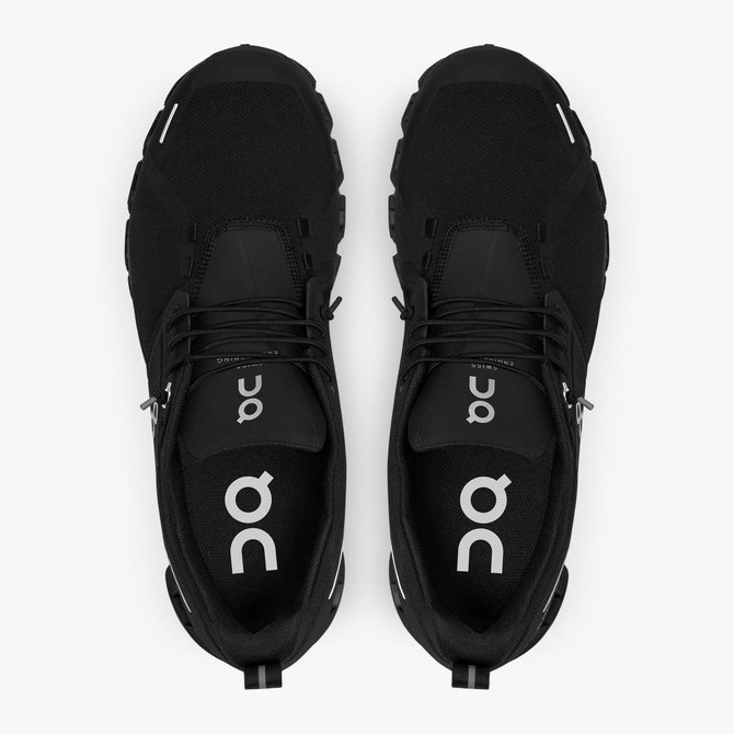 On Cloud 5 Waterproof Men's Running Shoes- All Black