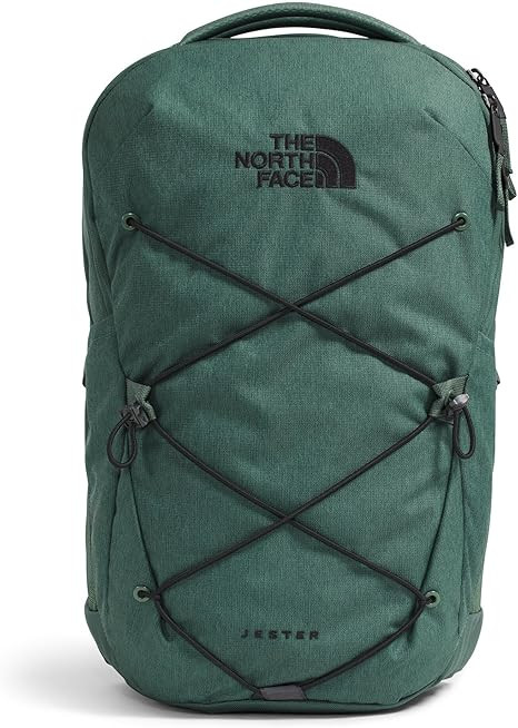 The North Face Jester Backpack - Duck Green Dark Heather/TNF Black