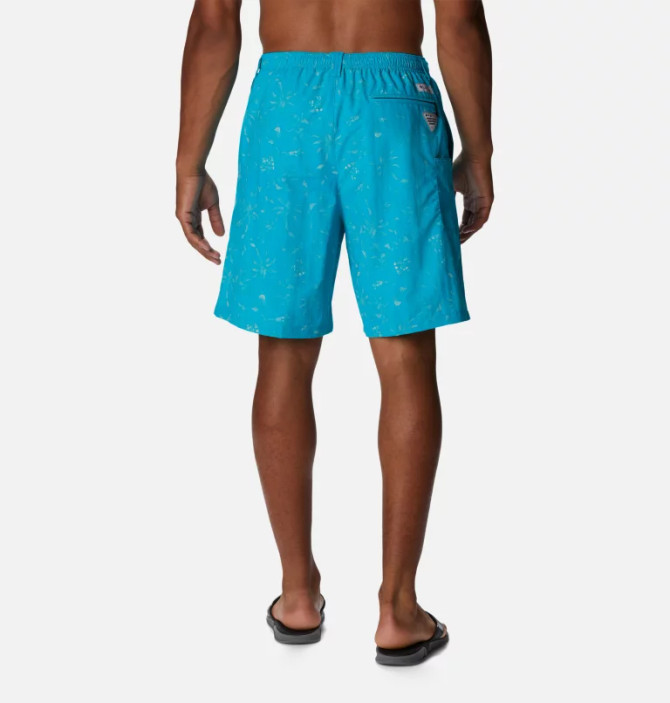 Columbia Men's PFG Super Backcast Water Shorts - Ocean Teal Reel