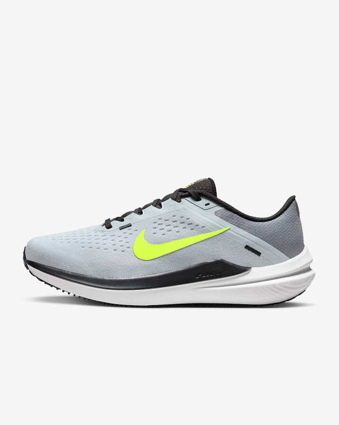 Nike Men's Air Winflo 10 Running Shoes - Wolf Grey/Smoke Grey/Black/Volt