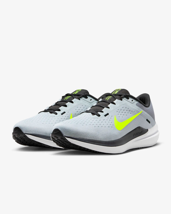 Nike Men's Air Winflo 10 Running Shoes - Wolf Grey/Smoke Grey/Black/Volt