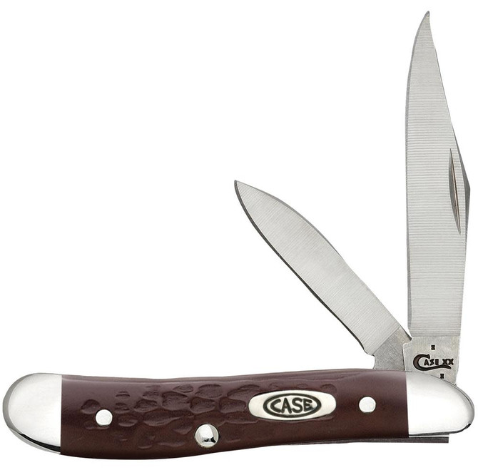 Case Knives Brown Synthetic Peanut