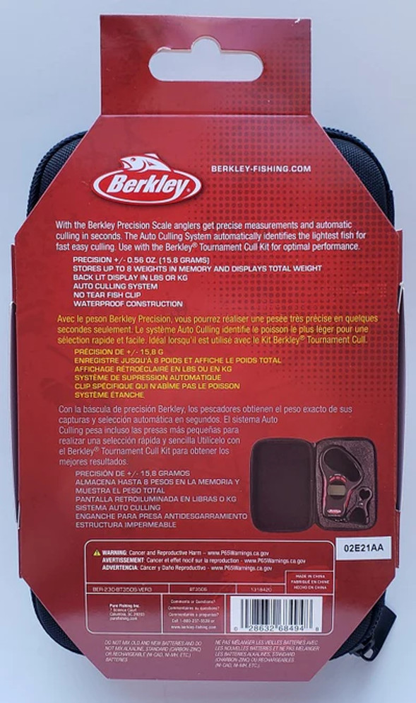 Berkley Precision Digital Scale 35lb