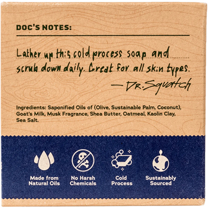 Dr. Squatch Deep Sea Goats Milk Soap Bar