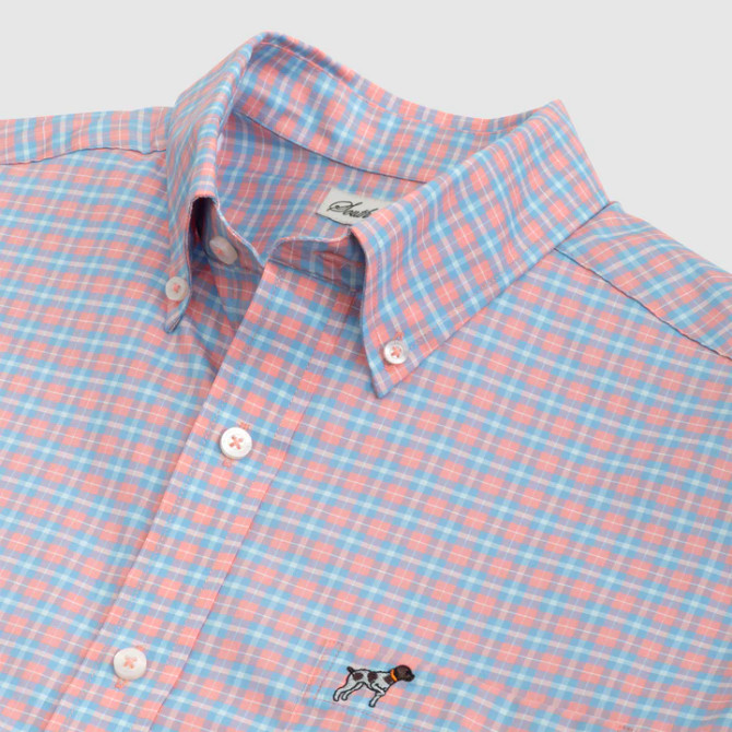 Southern Point Men's Hadley Stretch Button Down - Anchor Check