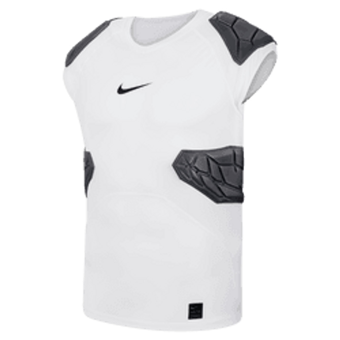 Nike Men's Pro HyperStrong 4-Pad Top- White/Black
