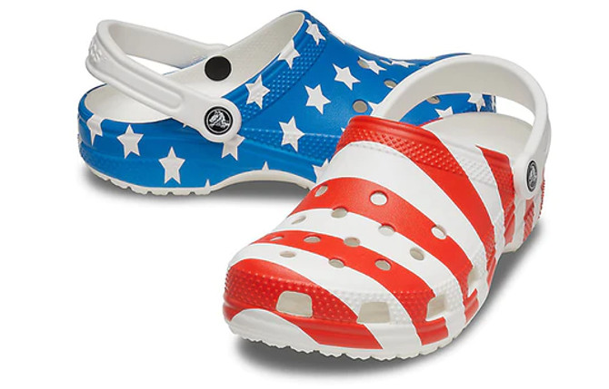 Crocs Unisex Adult Classic American Flag Clog