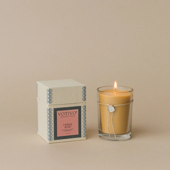 Votivo 6.8oz Aromatic Candle Urban Rose