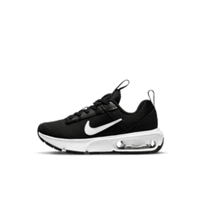 Nike Little Kids' Air Max Intrlk Lite Shoes- Black/White/Anthracite/Wolf Grey