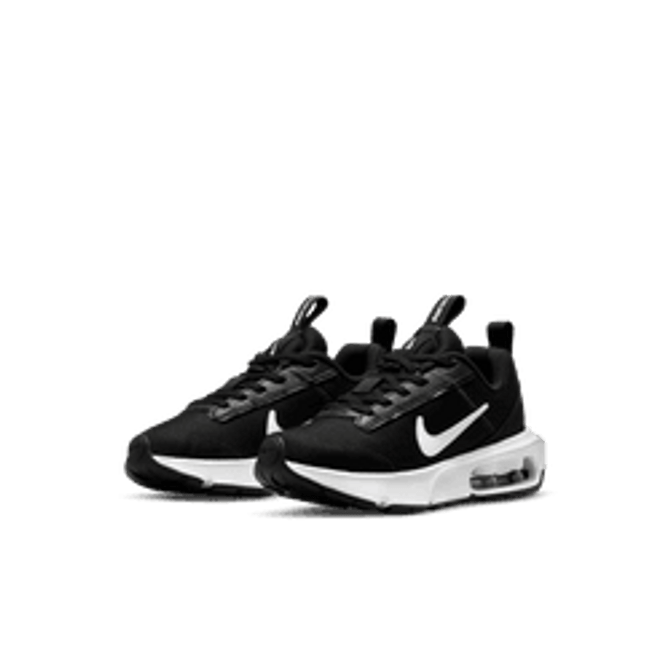 Nike Little Kids' Air Max Intrlk Lite Shoes- Black/White/Anthracite/Wolf Grey