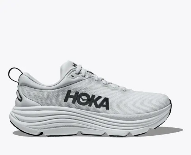 Hoka Men's Gaviota 5 Running Shoe - Nimbus Cloud/Steel Wool