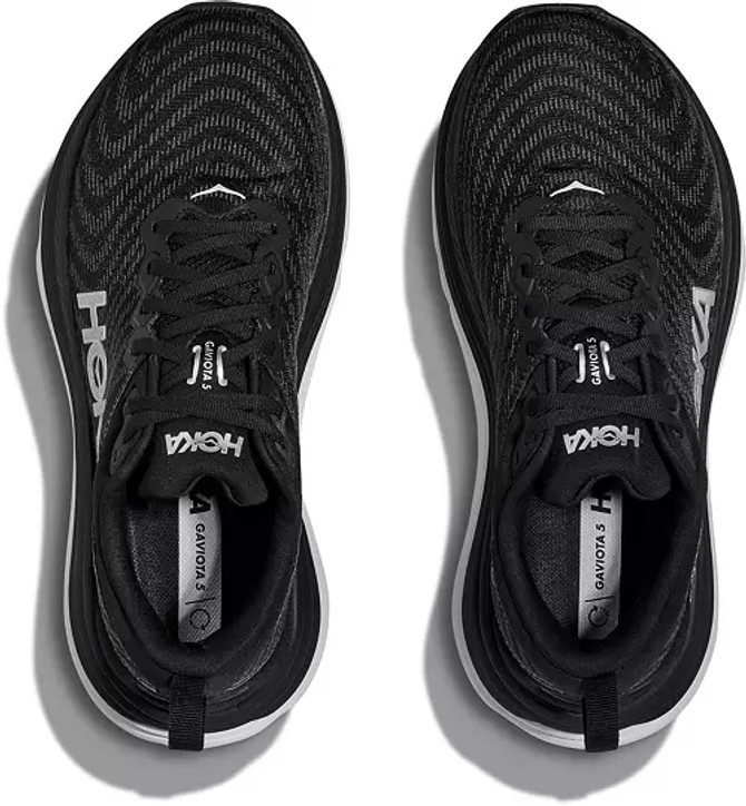 Hoka Men's Gaviota 5 Running Shoe - Black/White