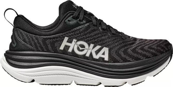 Hoka Men's Gaviota 5 Running Shoe - Black/White