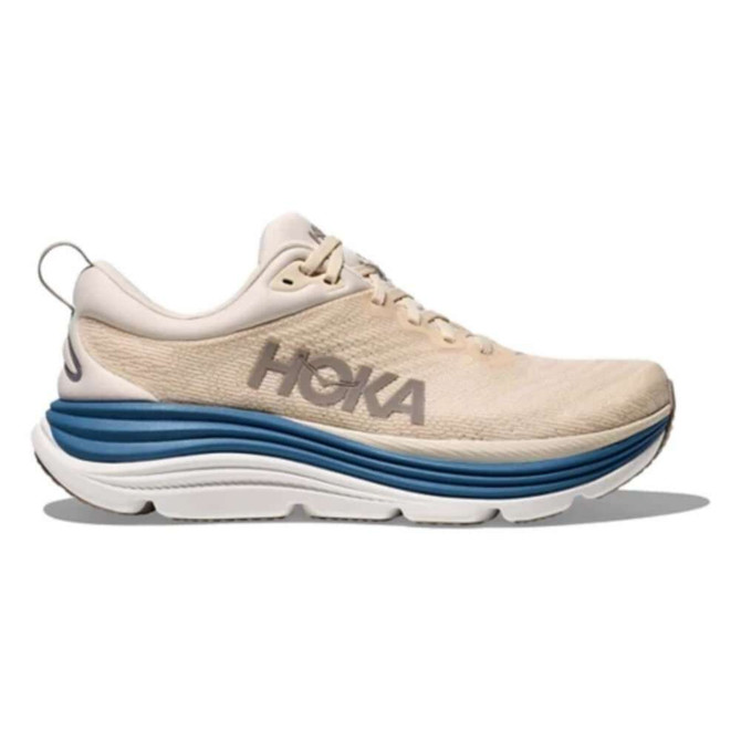 Hoka Men's Gaviota 5 Running Shoe - Birch/Foggy Night