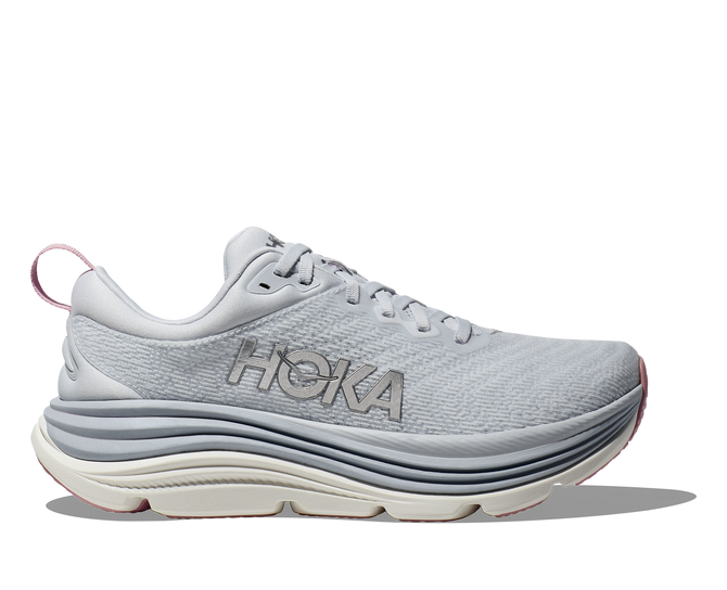 Hoka Women's Gaviota 5 Running Shoe - Sea Ice/Pink Twilight
