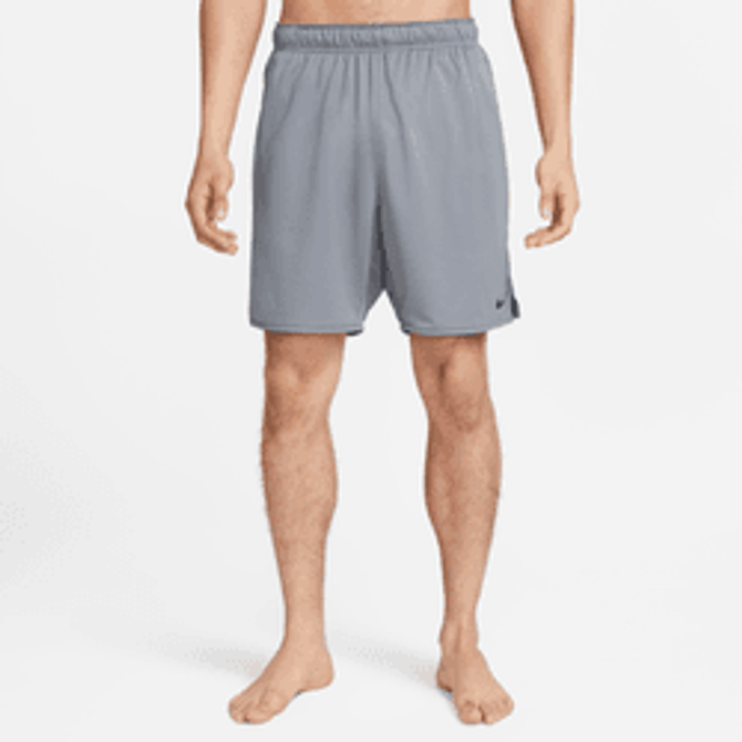 Nike Men's Dri-Fit Totality 7" Unlined Shorts- Smoke Grey/Black