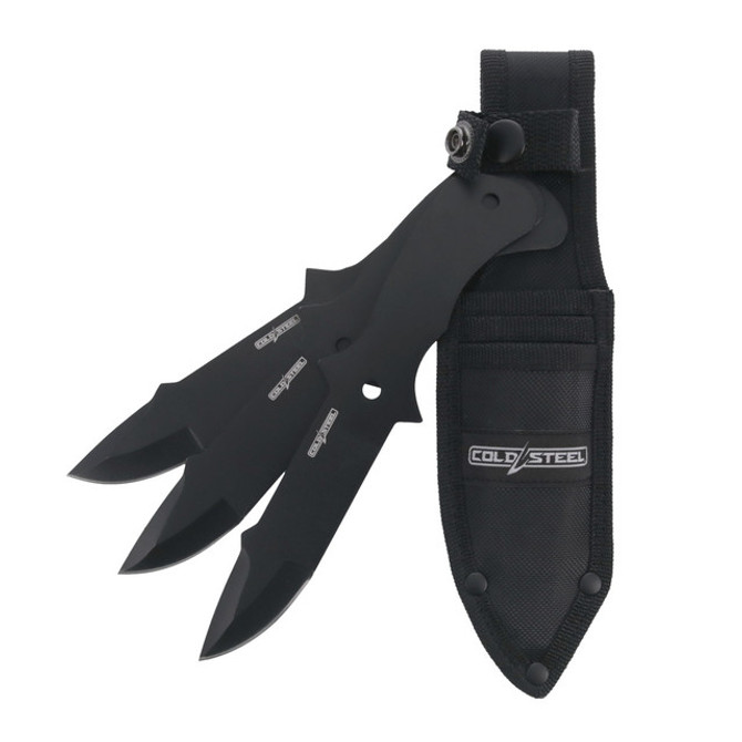Cold Steel Throwing Knives Drop Point - 3 Pack with Sheath