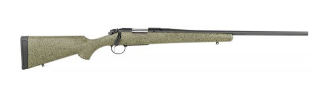 Bergara B-14 Hunter 270 Winchester Bolt Action Rifle - 24" Barrel, 3+1 Rounds, OD Green speckle paint Stock