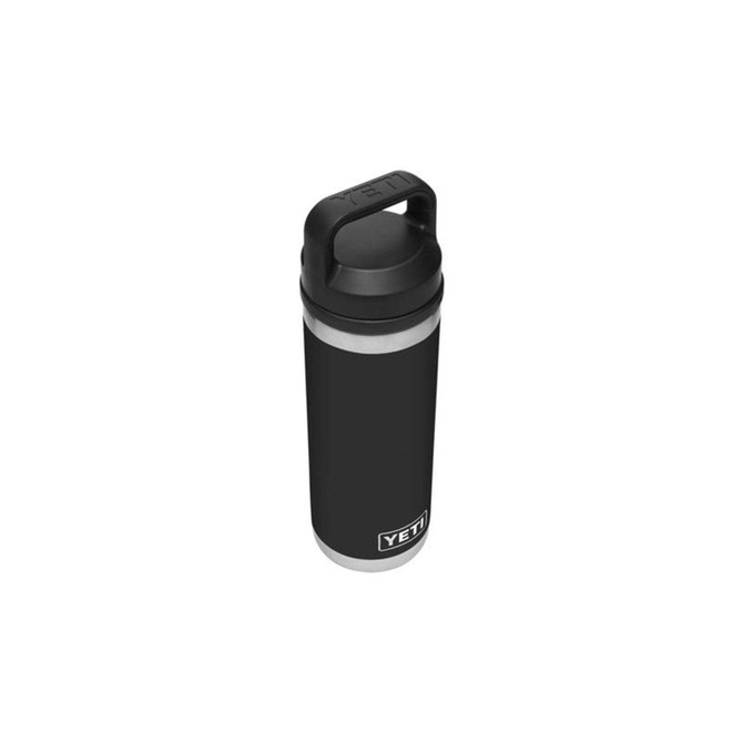 YETI Rambler 18 oz Black BPA Free Bottle with Chug Cap