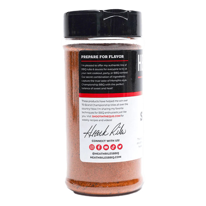 Heath Riles BBQ Sweet BBQ Rub Shaker