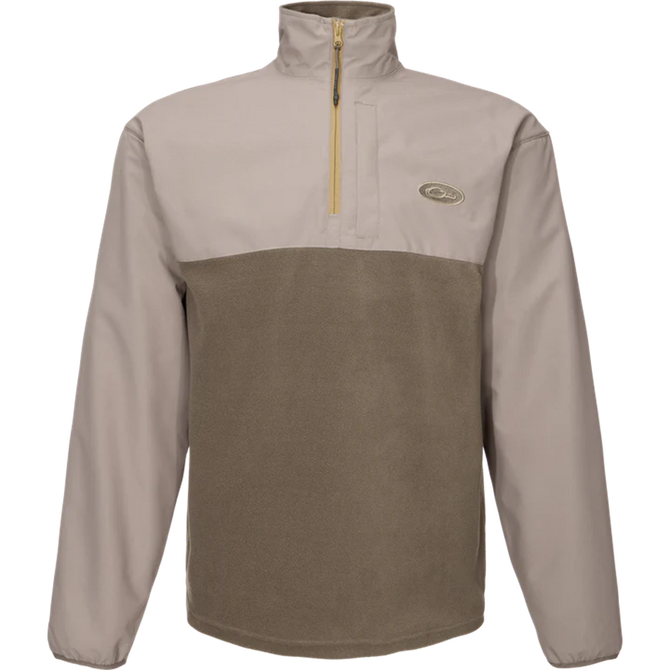 Drake Waterfowl 1/4 Zip Refuge Eqwader - Mud Brown